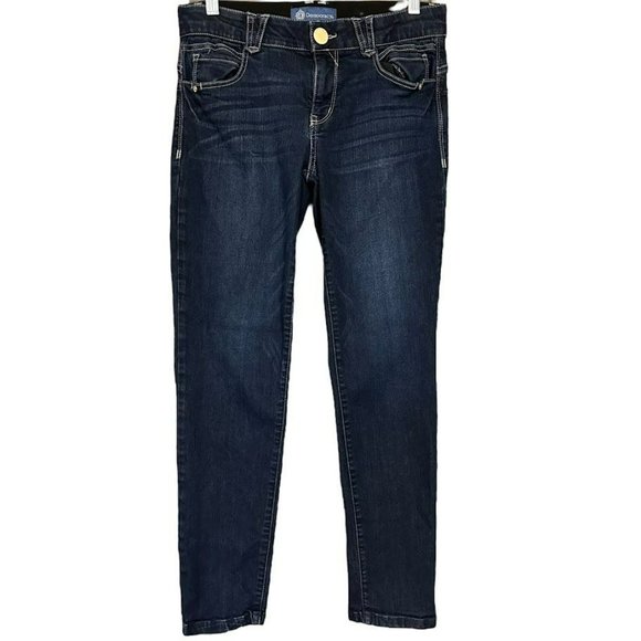 Democracy "Ab"solution Ab Technology‎ Dark Wash Skinny Jeans Womens 4 - Picture 1 of 5